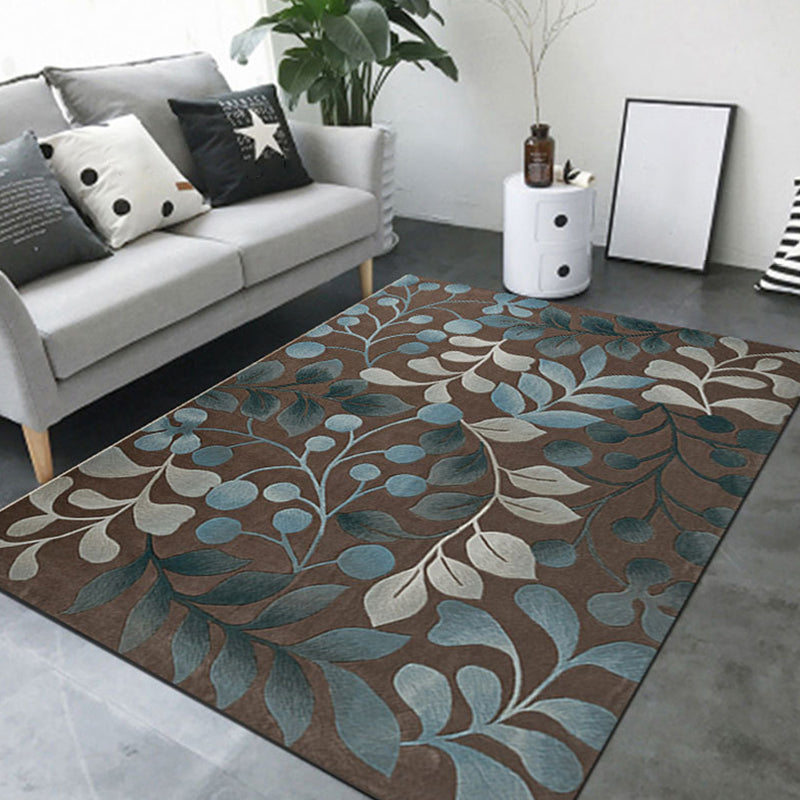 Sikunuo | New geometric carpet multicolor polyester carpet pet-friendly stain-resistant indoor carpet for living room