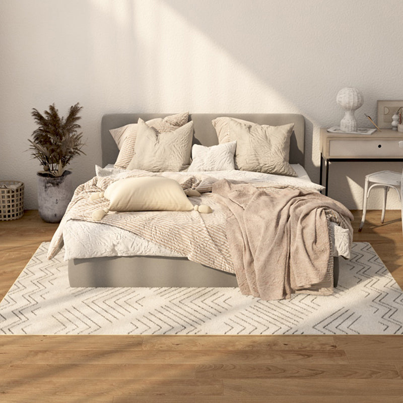 Sikunuo | Multicolored Bedroom Rug Ethnic Geometric Rug Polypropylene Pet Friendly Washable Indoor Rug