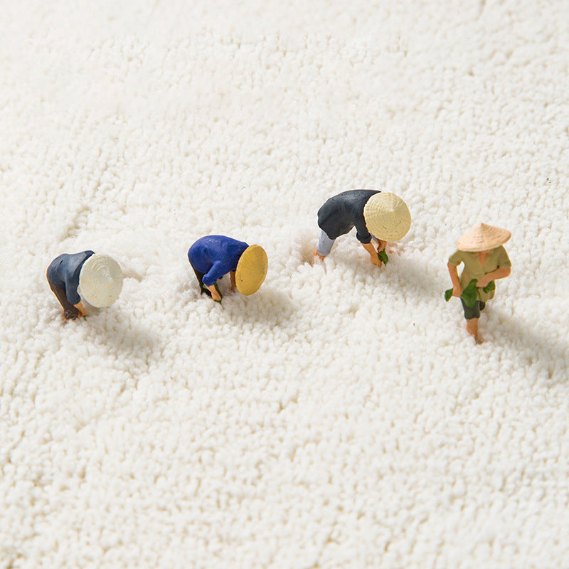 Sikunuo | Modern children's room carpet Multicolor Cartoon pattern area rug Polyester non-slip stain-resistant rug
