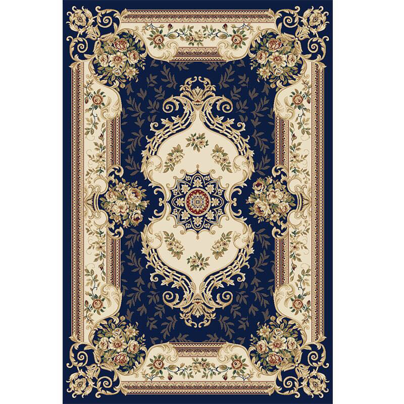 Sikunuo | Americana Home Rug Multicolored Printed Rug Polyester Non-Slip Backing Easy Care Rug