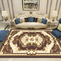 Sikunuo | Western Floral Printed Rug Multifunctional Polyester Rug Pet-friendly Non-slip Rug for Living Room
