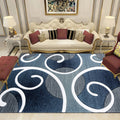 Sikunuo | Indian Living Room Rug Multicolored Geometric Pattern Indoor Rug Polyester Pet Friendly Washable Rug