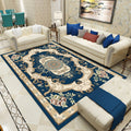 Sikunuo | Retro floral pattern rug multicolored synthetic indoor rug easy-care pet-friendly rug for rooms