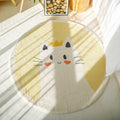 Sikunuo | Beautiful children's room carpet Multicolored cartoon pattern carpet Polyester non-slip machine washable carpet