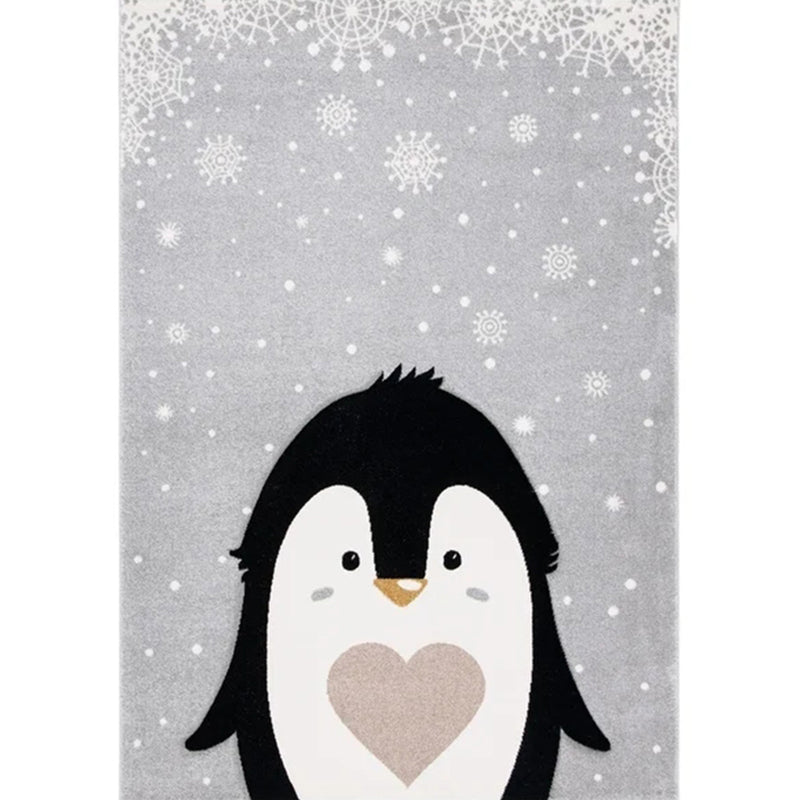 Sikunuo | Funky Kids Bedroom Rug Multicolor Cartoon Area Rug Polyester Pet-Friendly Machine Washable Rug