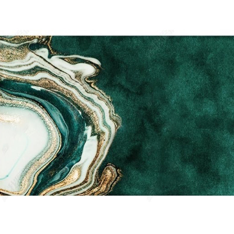 Sikunuo | Luxury Living Room Rug Multicolor Geo Printed Indoor Rug Polypropylene Non-Slip Pet-Friendly Rug