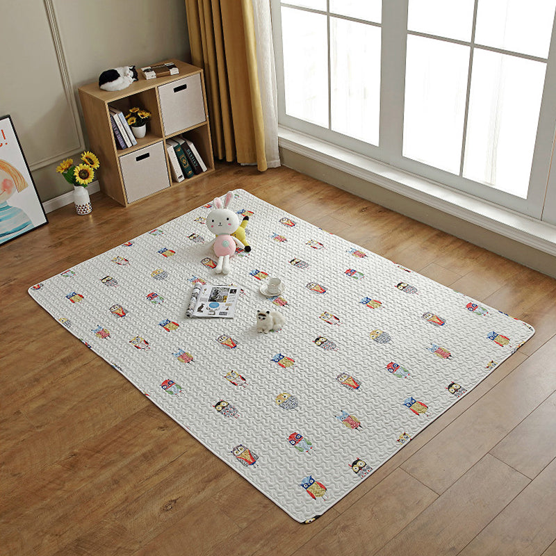 Sikunuo | Western Decor Rug Multicolor Geometric Print Rug Cotton Non-Slip Back Easy Care Rug