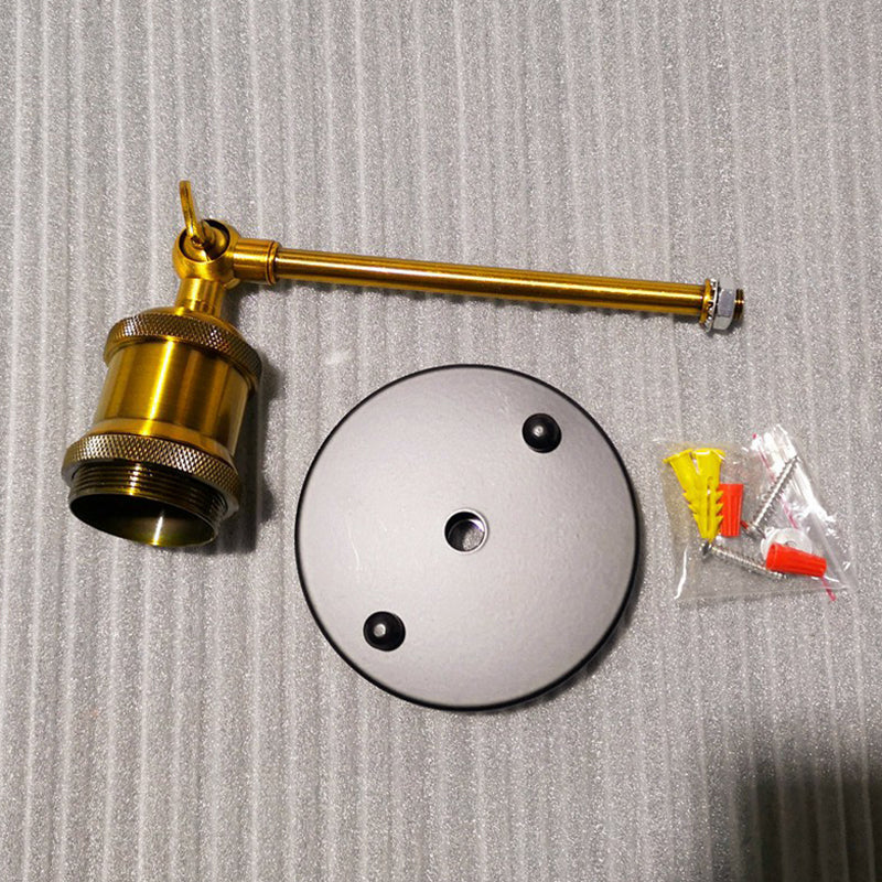 Sikunuo | Exposed Bulb Design Metal Wall Lamp Factory 1 Head Dining Room Wall Light with Swivel Joint