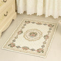 Sikunuo | Simple Bedroom Carpet Colorful Floral Printed Indoor Rug Acrylic Non-Slip Pet-Friendly Rug