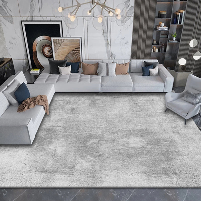 Sikunuo | Formal Living Room Rug Multicolor One Stage Color Indoor Rug Synthetic Non-Slip Back Pet Friendly Area Rug