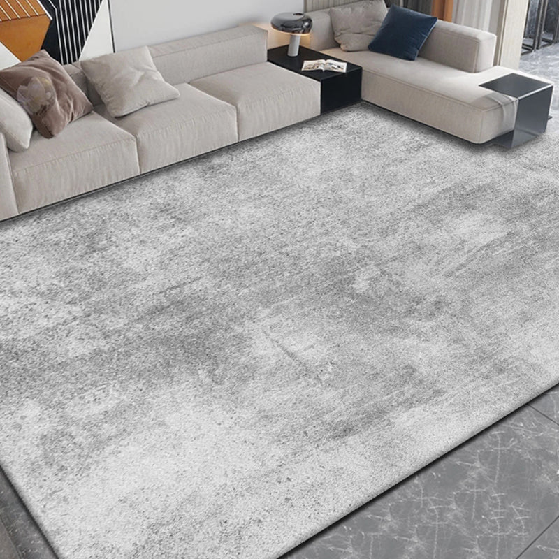 Sikunuo | Formal Living Room Rug Multicolor One Stage Color Indoor Rug Synthetic Non-Slip Back Pet Friendly Area Rug