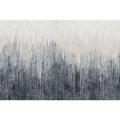 Sikunuo | Minimalist bedroom mat dark gray-white abstract printed carpet made of polyester non-slip back maintenance-friendly carpet