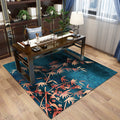 Sikunuo | Multi-Color Pattern Rug Polypropylene Asia Indoor Rug Non-Slip Back Stain-Resistant Area Rug for Living Room