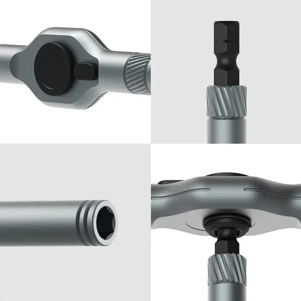 Sikunuo | 24-in-1 Ratchet Screwdriver Set for Precise Assembly Work