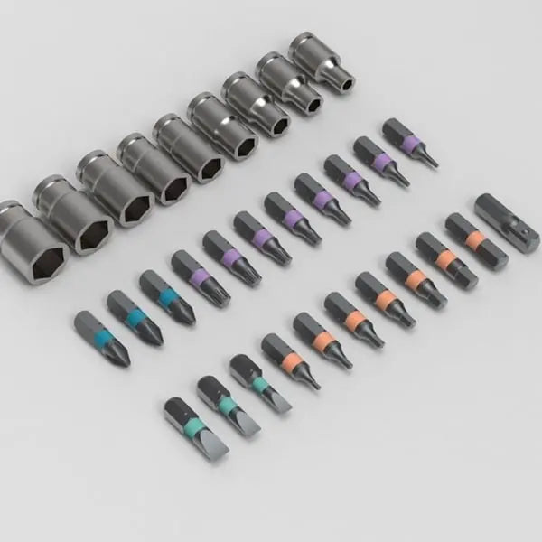 Sikunuo | 24-in-1 Ratchet Screwdriver Set for Precise Assembly Work