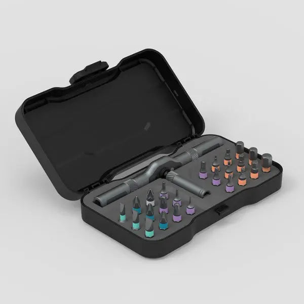 Sikunuo | 24-in-1 Ratchet Screwdriver Set for Precise Assembly Work