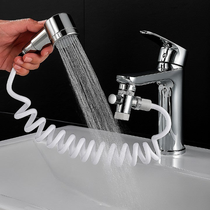 Sikunuo | All-in-One Easy Clean Adjustable Bathroom Set