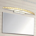 Sikunuo | Crystal Arch Wall Light Sconces Modernistic LED Vanity Light Fixture for Bathroom