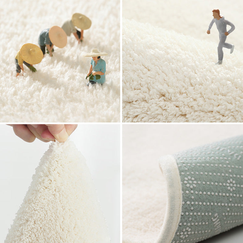 Sikunuo | Multicolor Novelty Carpet Lambswool Cartoon-printed Carpet with Non-slip Backing Easy-care Indoor Carpet for Kids