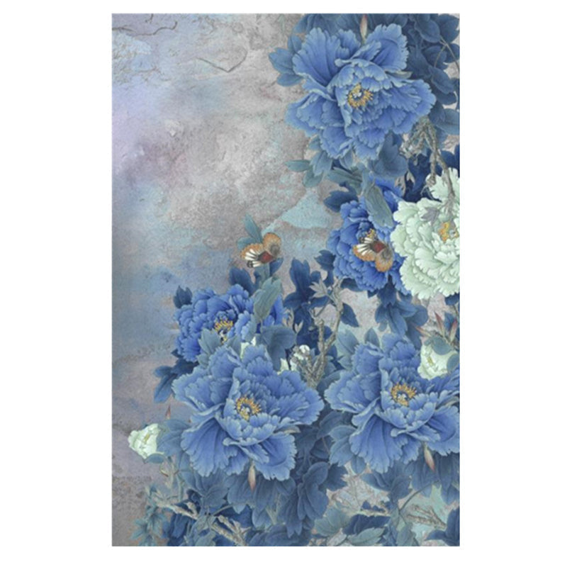 Sikunuo | Multi-Colored Oriental Carpet Cotton Blend Patterned Area Rug Non-Slip Back Pet-Friendly Indoor Diamond Carpet for the Living Room