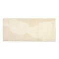 Sikunuo | Simplicity Striped Printed Rug Multi-Color Superfiber Area Rug Non-Slip Stain-Resistant Easy Care Indoor Rug for Home