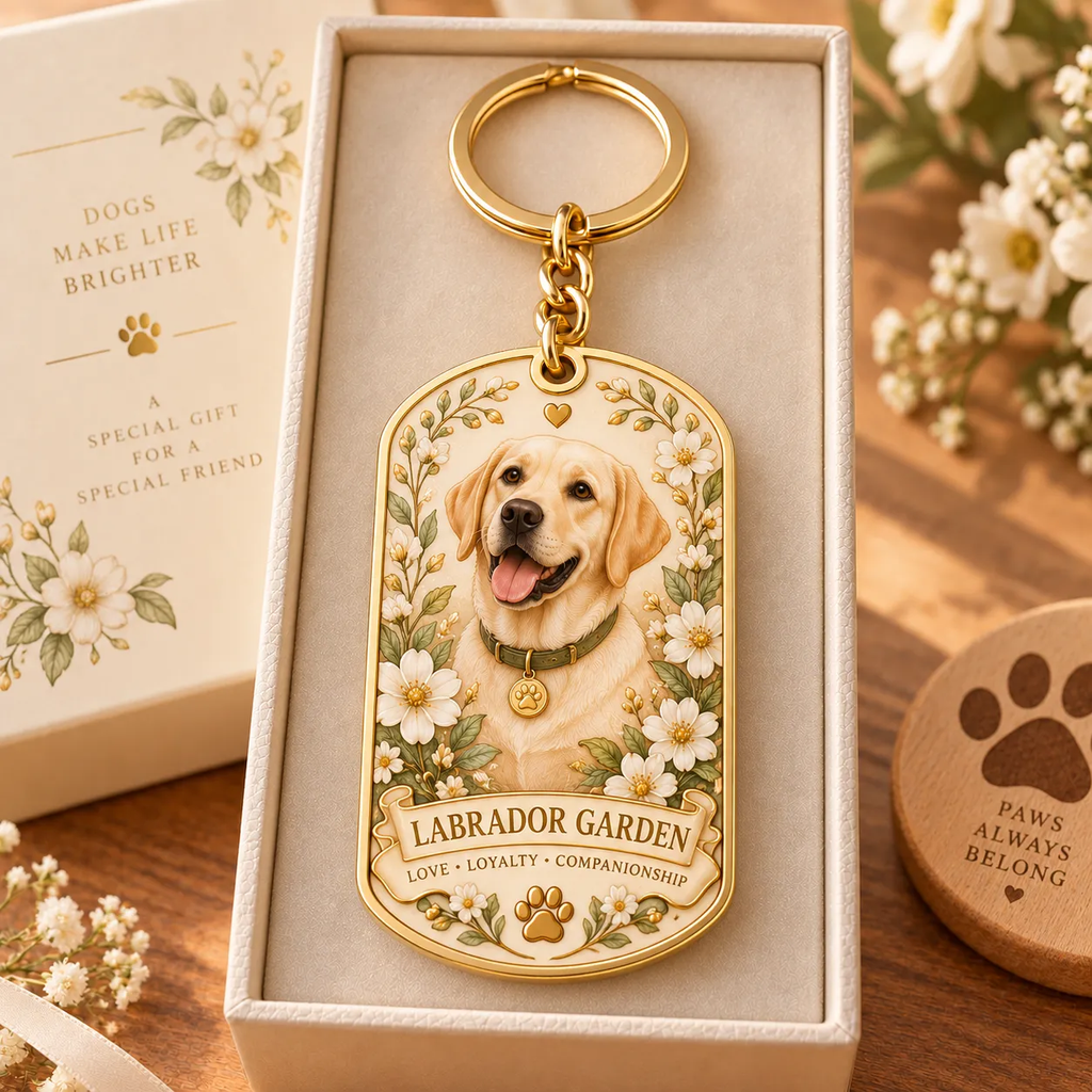 Labrador Garden Keychain Collection