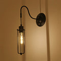 Sikunuo | Metal Cylinder/Hexagonal Engaged Wall Lamp Farm 1 Lamp Restaurant Wall Mount Fixture in Black