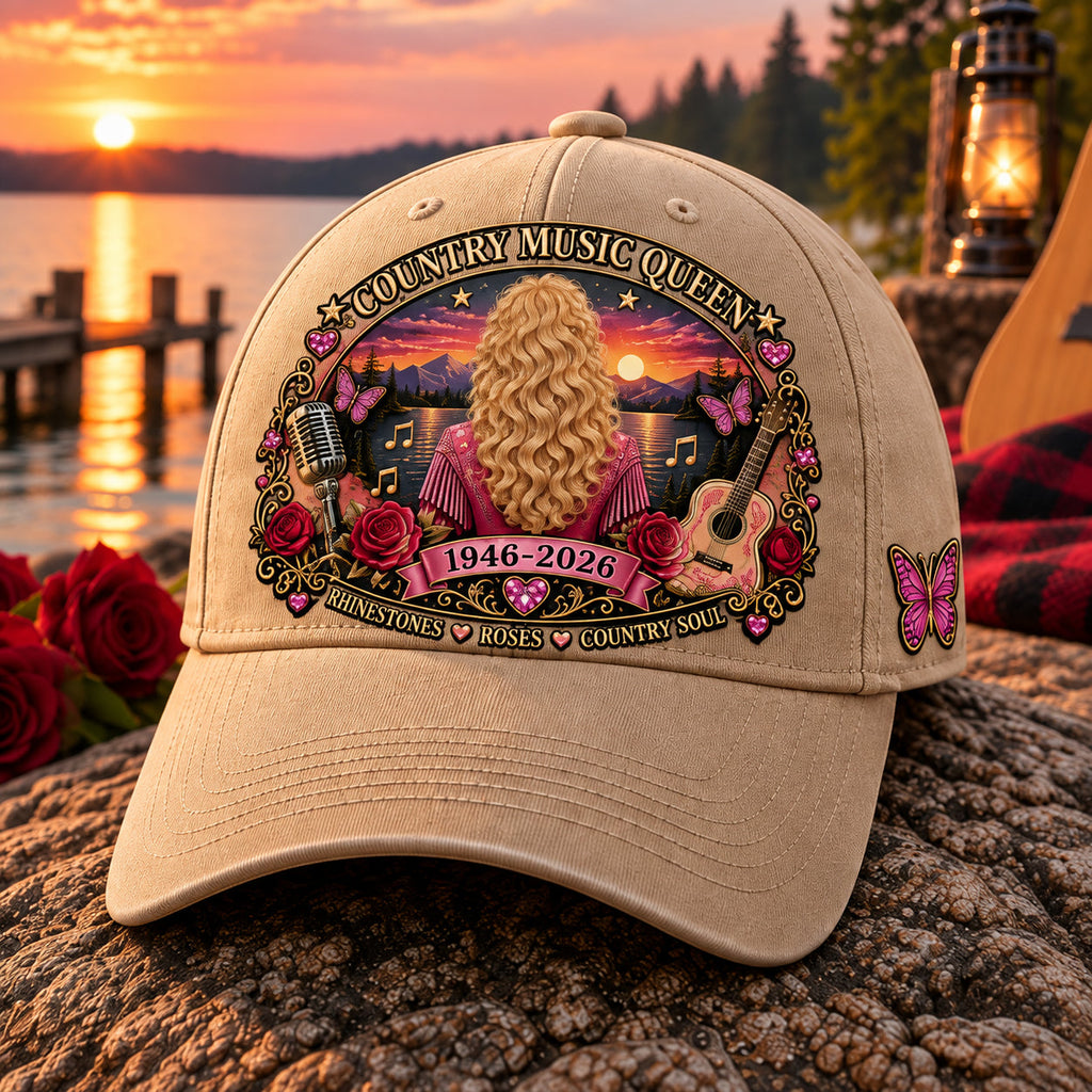 Country Music Queen 1946–2026 Tribute Cap
