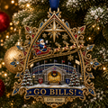 GO BILLS! Christmas Stadium Keepsake Ornament