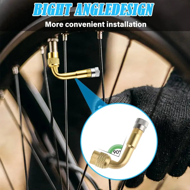 Sikunuo | Angled Brass Valve Extensions for Vehicles