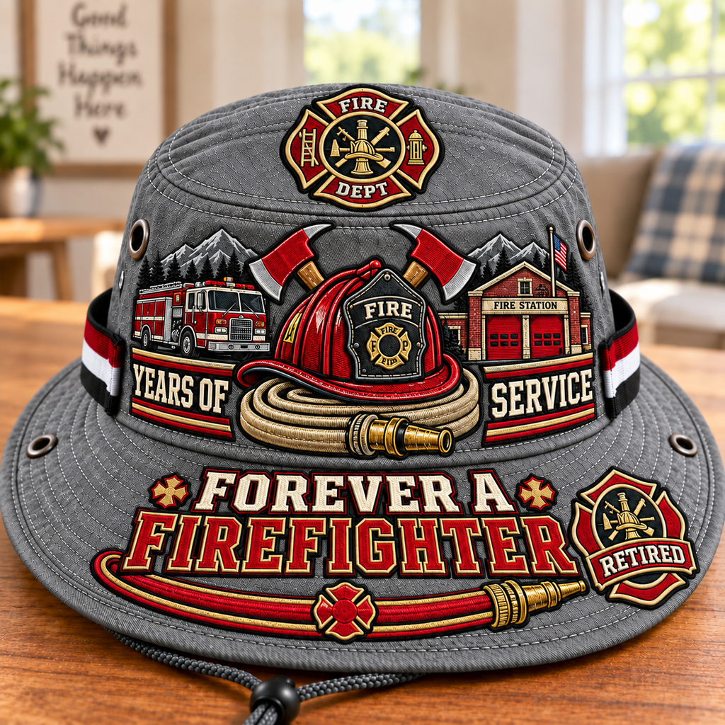 Forever A Firefighter Boonie Hat