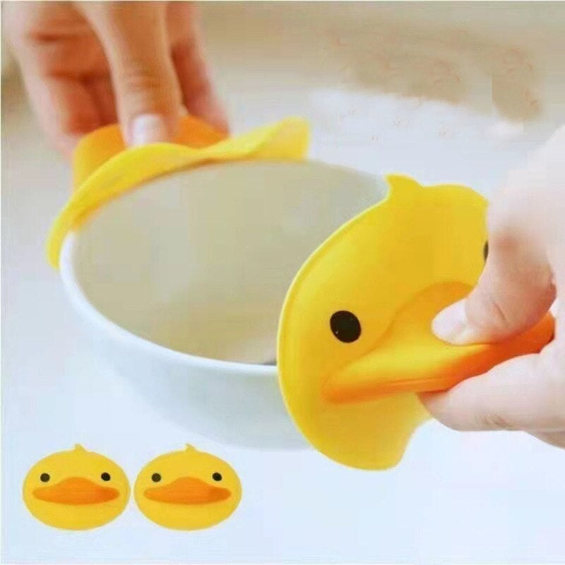 Sikunuo | 2Pcs Yellow Duck Potholder