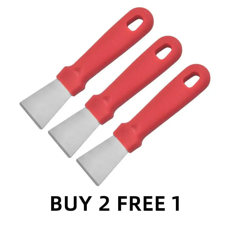 Sikunuo | Multifunctional Stainless Steel Kitchen Scraper – Effortless Deep Cleaning