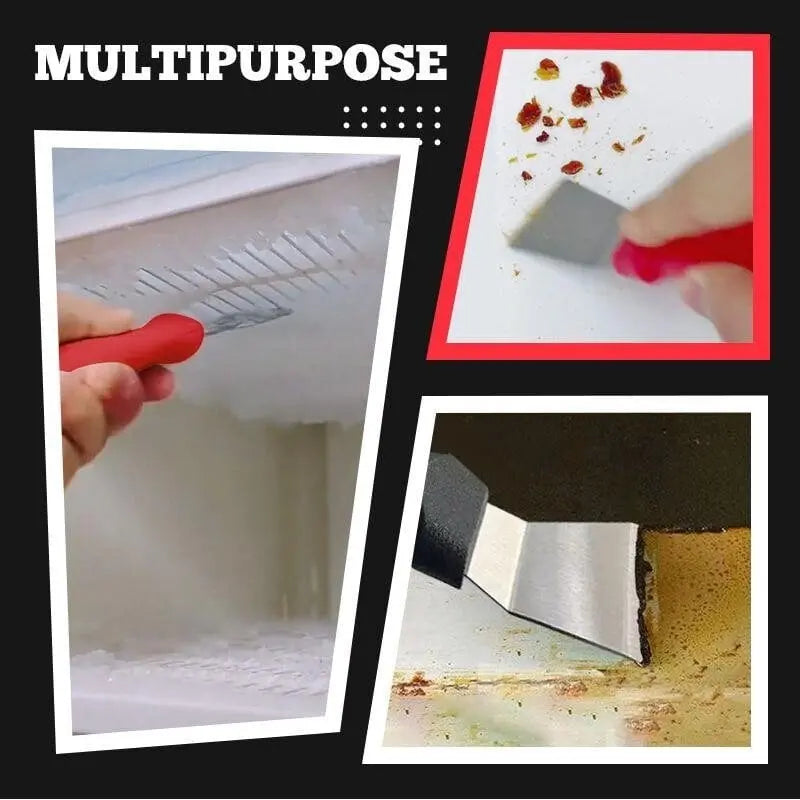 Sikunuo | Multifunctional Stainless Steel Kitchen Scraper – Effortless Deep Cleaning
