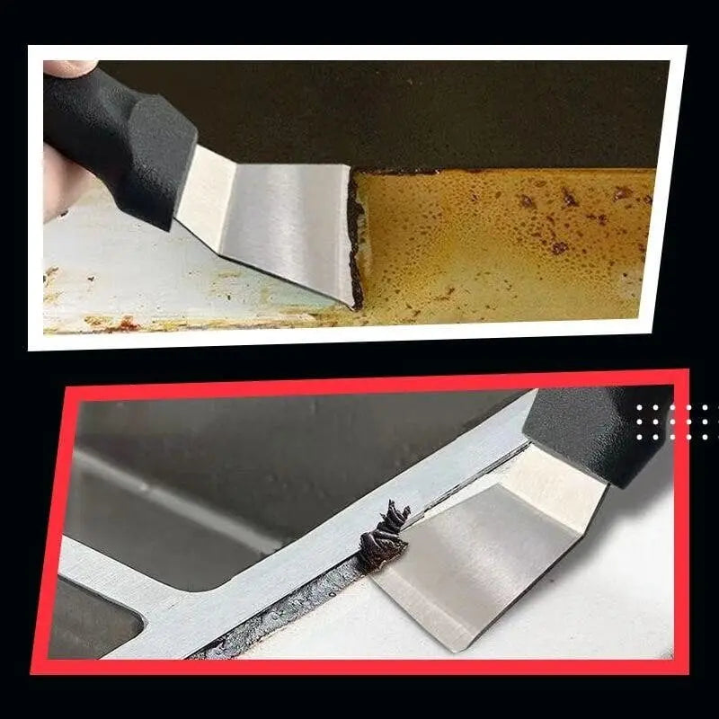 Sikunuo | Multifunctional Stainless Steel Kitchen Scraper – Effortless Deep Cleaning