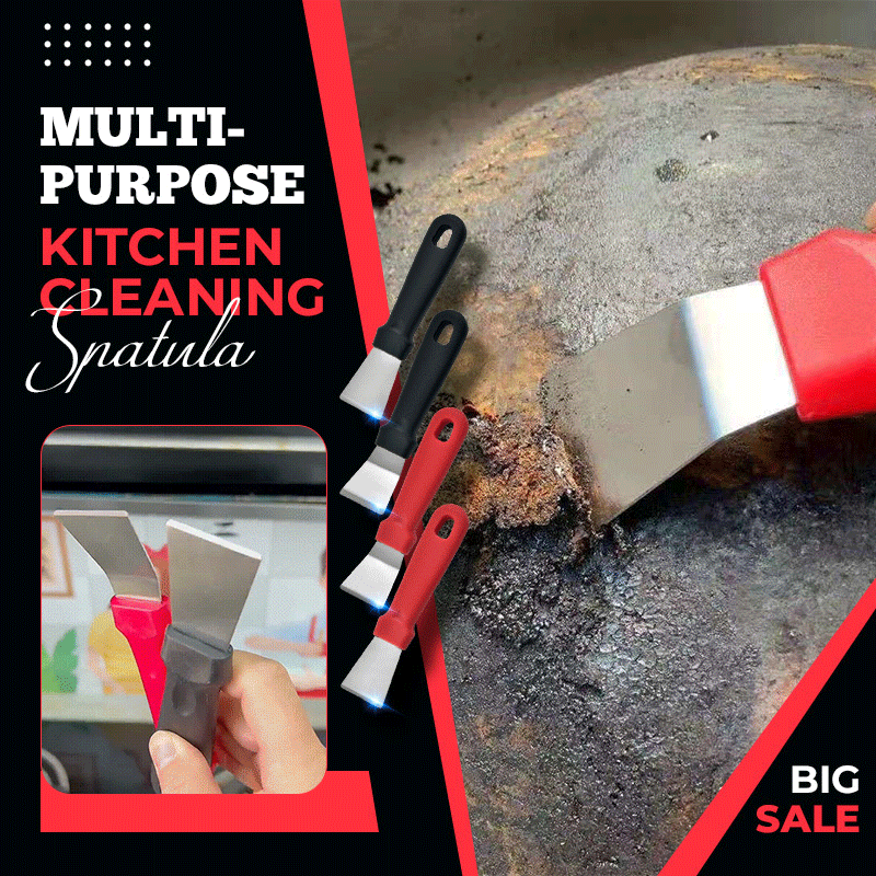 Sikunuo | Multifunctional Stainless Steel Kitchen Scraper – Effortless Deep Cleaning