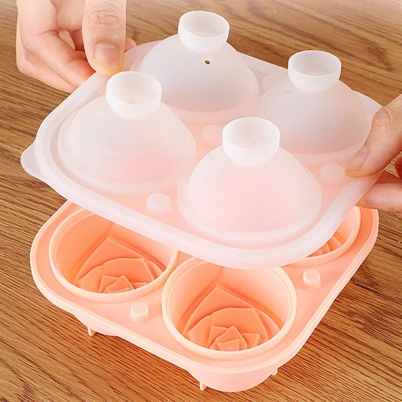 Sikunuo | 3D Rose Ice Cube Trays