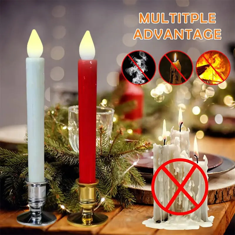 Sikunuo | 2+2 | Flameless LED Candles – Safe, Elegant & Durable