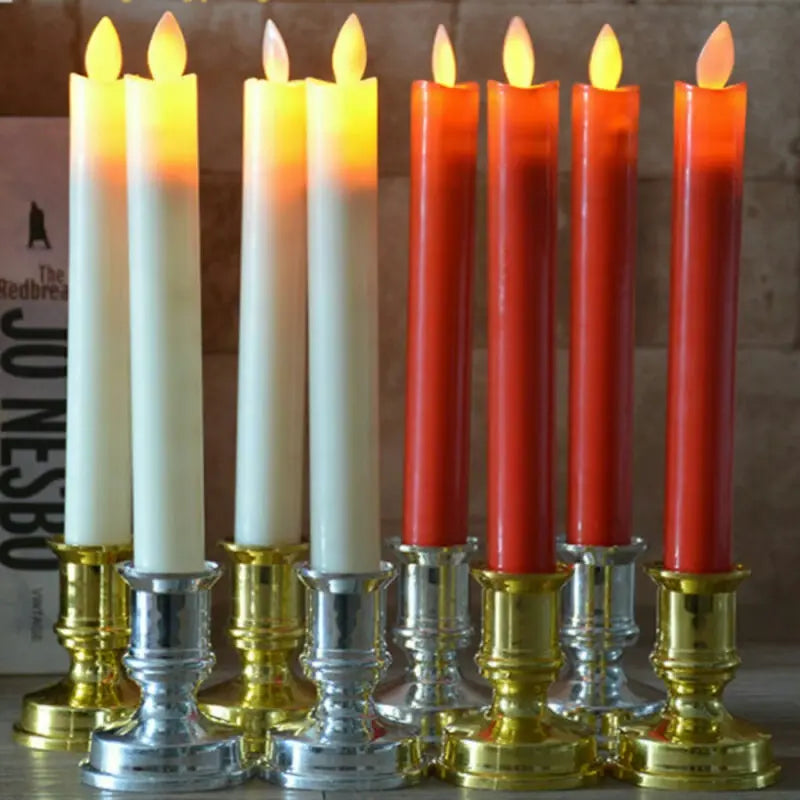 Sikunuo | 2+2 | Flameless LED Candles – Safe, Elegant & Durable