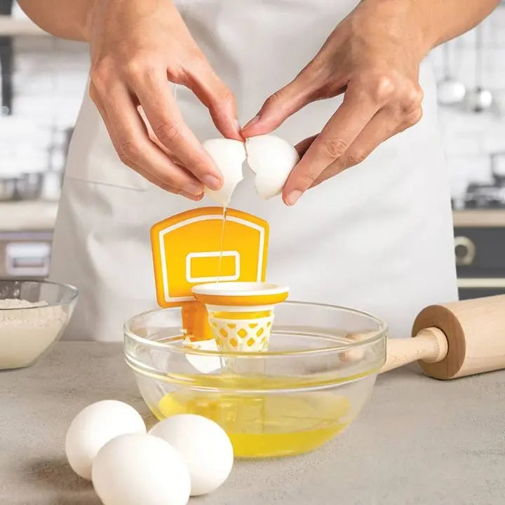 Sikunuo | 2+2 | Basketball Egg Yolk Separator – Fun & Easy Kitchen Tool