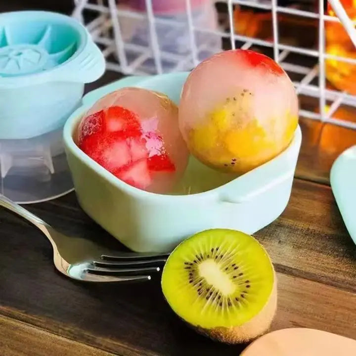 Sikunuo | 2+2 | Ice ball molds for cocktails – Slow melting & stackable