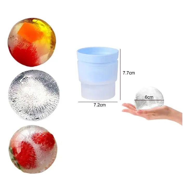Sikunuo | 2+2 | Ice ball molds for cocktails – Slow melting & stackable