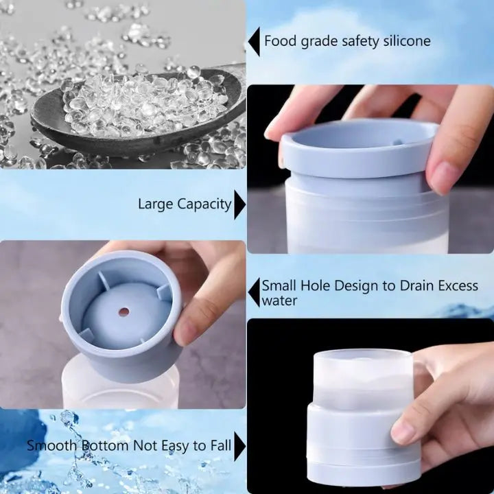Sikunuo | 2+2 | Ice ball molds for cocktails – Slow melting & stackable