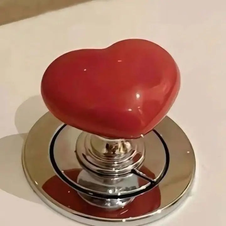Sikunuo | 2+2 | Heart-shaped toilet flush button