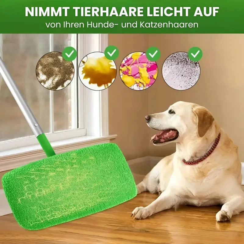 Sikunuo | 2+2 | Reusable Mops for Swiffer Sweeper