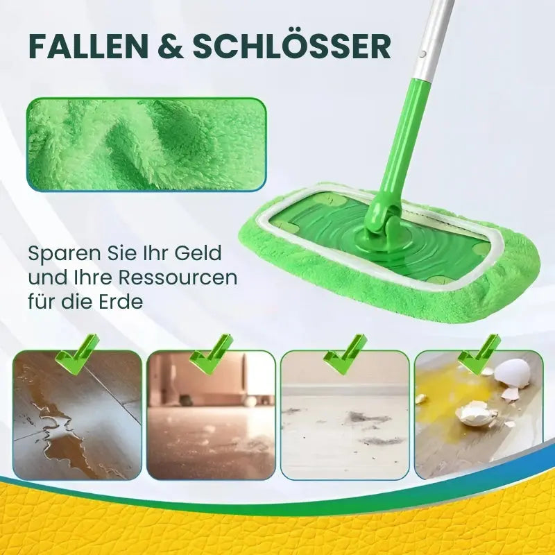 Sikunuo | 2+2 | Reusable Mops for Swiffer Sweeper