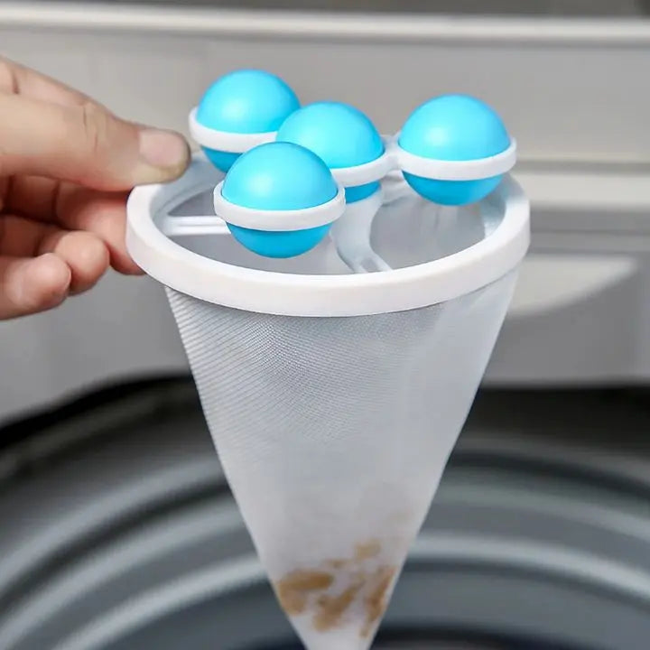 Sikunuo | 2+2 | Reusable Washing Machine Filter – Catches Hair & Dirt