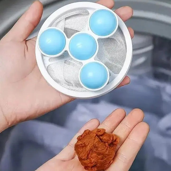 Sikunuo | 2+2 | Reusable Washing Machine Filter – Catches Hair & Dirt