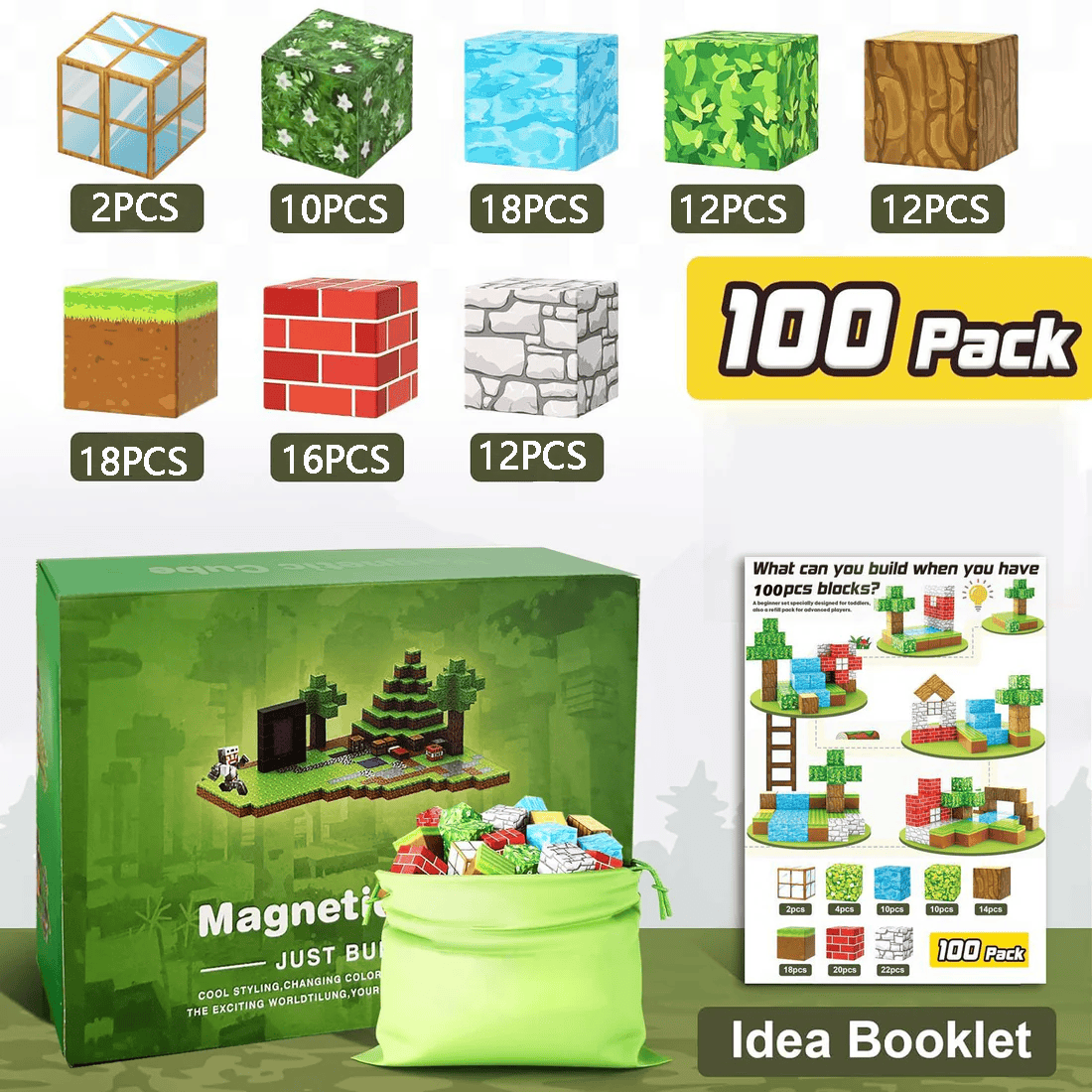 Magnetic Building Blocks Set
