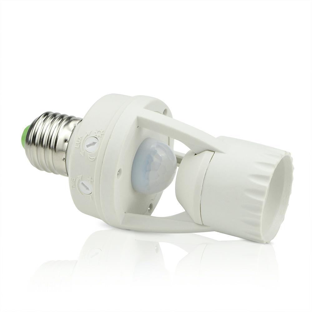 Sikunuo | 360 Rotating Motion Sensor Socket Switch Led Bulb Base